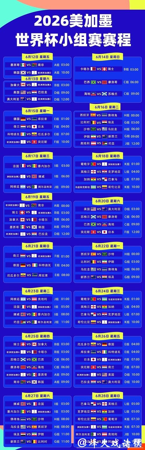 2026世界杯赛事直播高清观看平台推荐